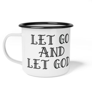 Camping Mug "Let Go And Let God"