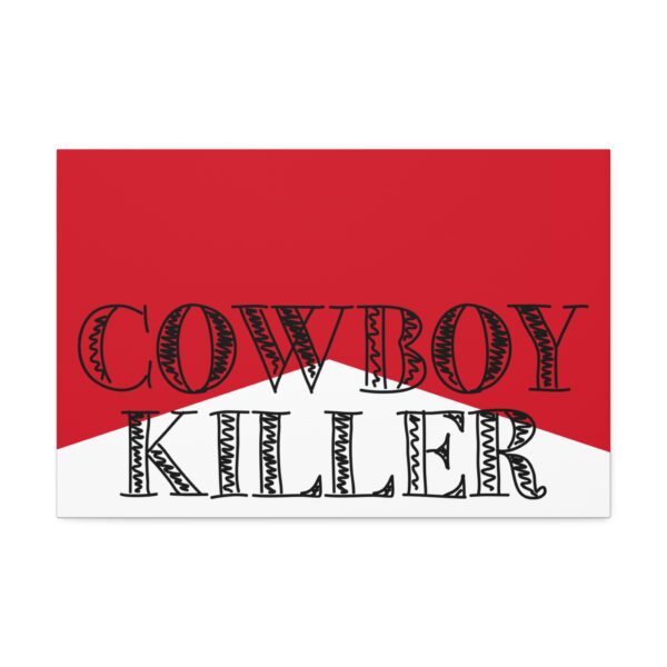Stretched Canvas "Cowboy Killer" (White) - Image 5