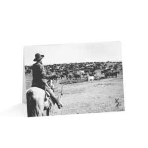 Greeting Cards "Cattle Drive" (1, 10, 30, and 50pcs)