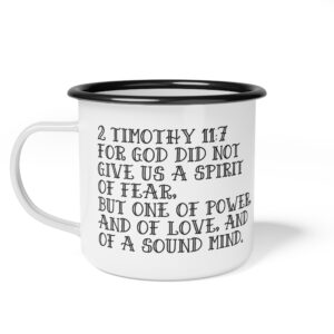 Camping Mug "For With God Nothing Shall Be Impossible Luke 1:37"