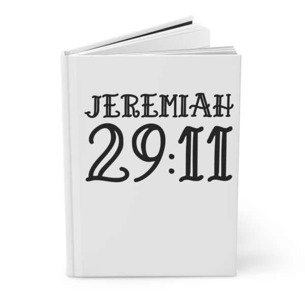 Hardcover Journal "Jeremiah 29:11" (White) - Image 3