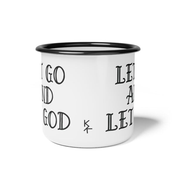Camping Mug "Let Go And Let God" - Image 2