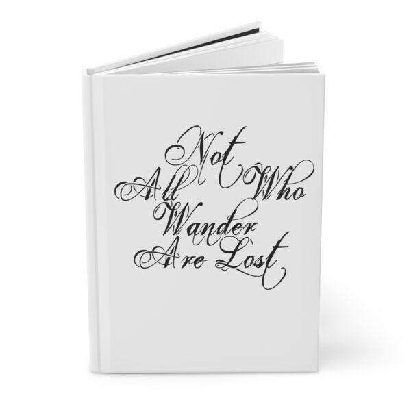 Hardcover Journal "Not All Who Wander Are Lost" - Image 3