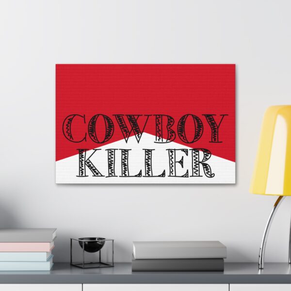 Stretched Canvas "Cowboy Killer" (White) - Image 7