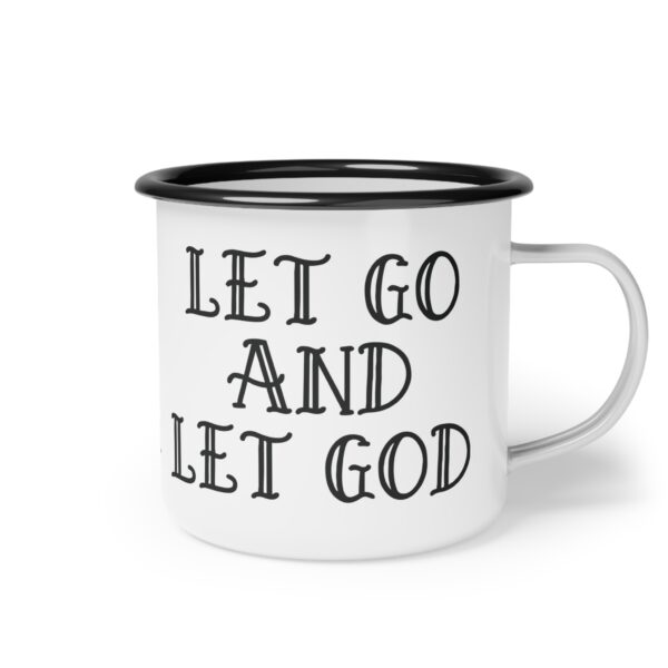 Camping Mug "Let Go And Let God" - Image 3