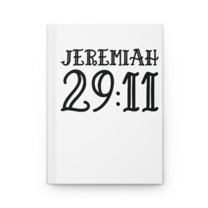 Hardcover Journal "Jeremiah 29:11" (White)