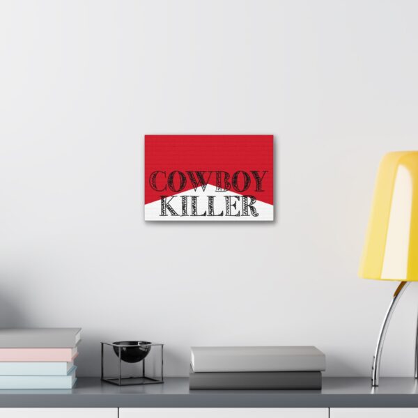 Stretched Canvas "Cowboy Killer" (White) - Image 3