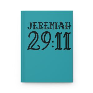 Hardcover Journal "Jeremiah 29:11" (Turquoise)