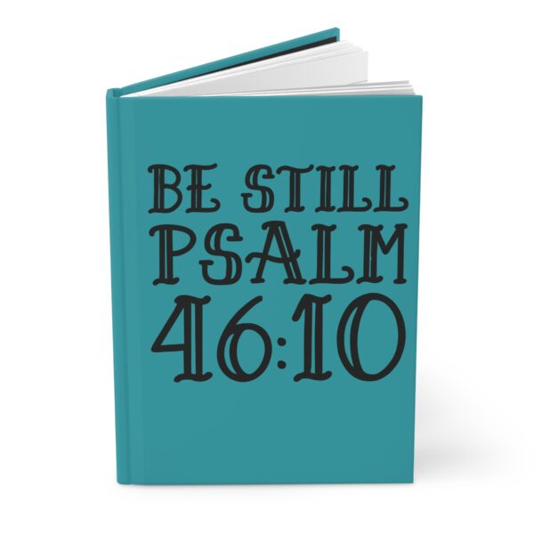 Hardcover Journal "Be Still Psalm 46:10" (Turquoise) - Image 3