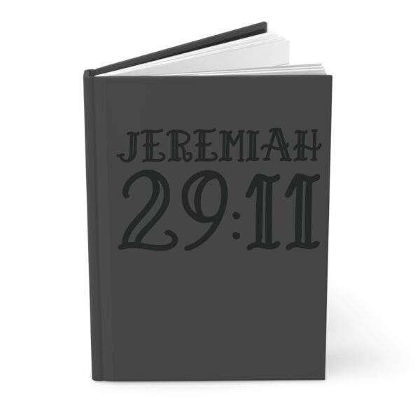 Hardcover Journal "Jeremiah 29:11" (Grey) - Image 3