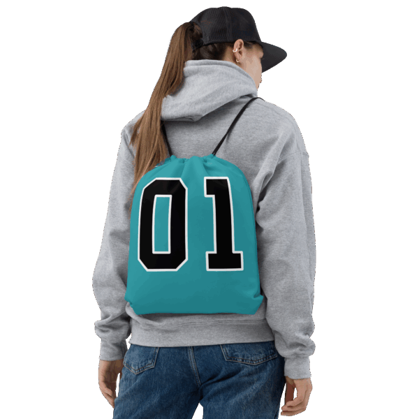 Drawstring Bag "The General" (Turquoise)