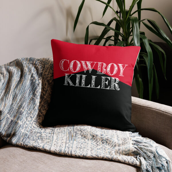 Premium Pillow "Cowboy Killer" (Black)