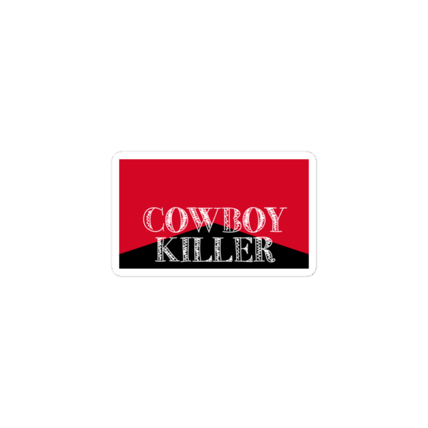 Vinyl Sticker "Cowboy Killer" (Black)