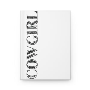 Hardcover Journal "Cowgirl" (White)