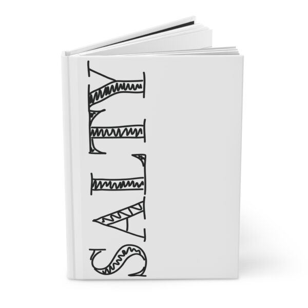 Hardcover Journal "Salty" (White) - Image 3