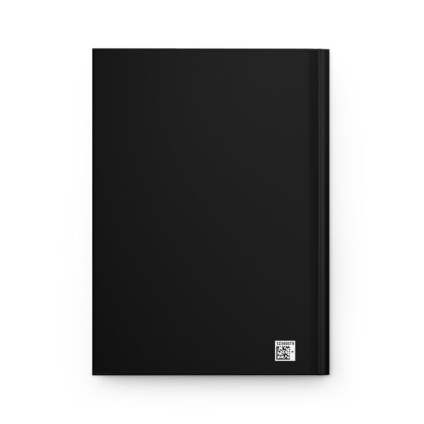 Hardcover Journal "Punchy Vibes™ Logo" (Black) - Image 2