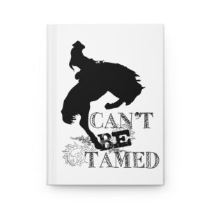 Hardcover Journal "Can't Be Tamed" (White)