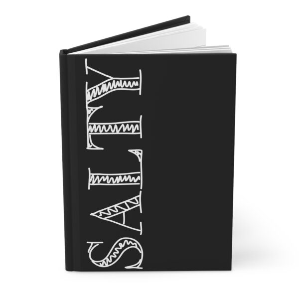 Hardcover Journal "Salty" (Black) - Image 3